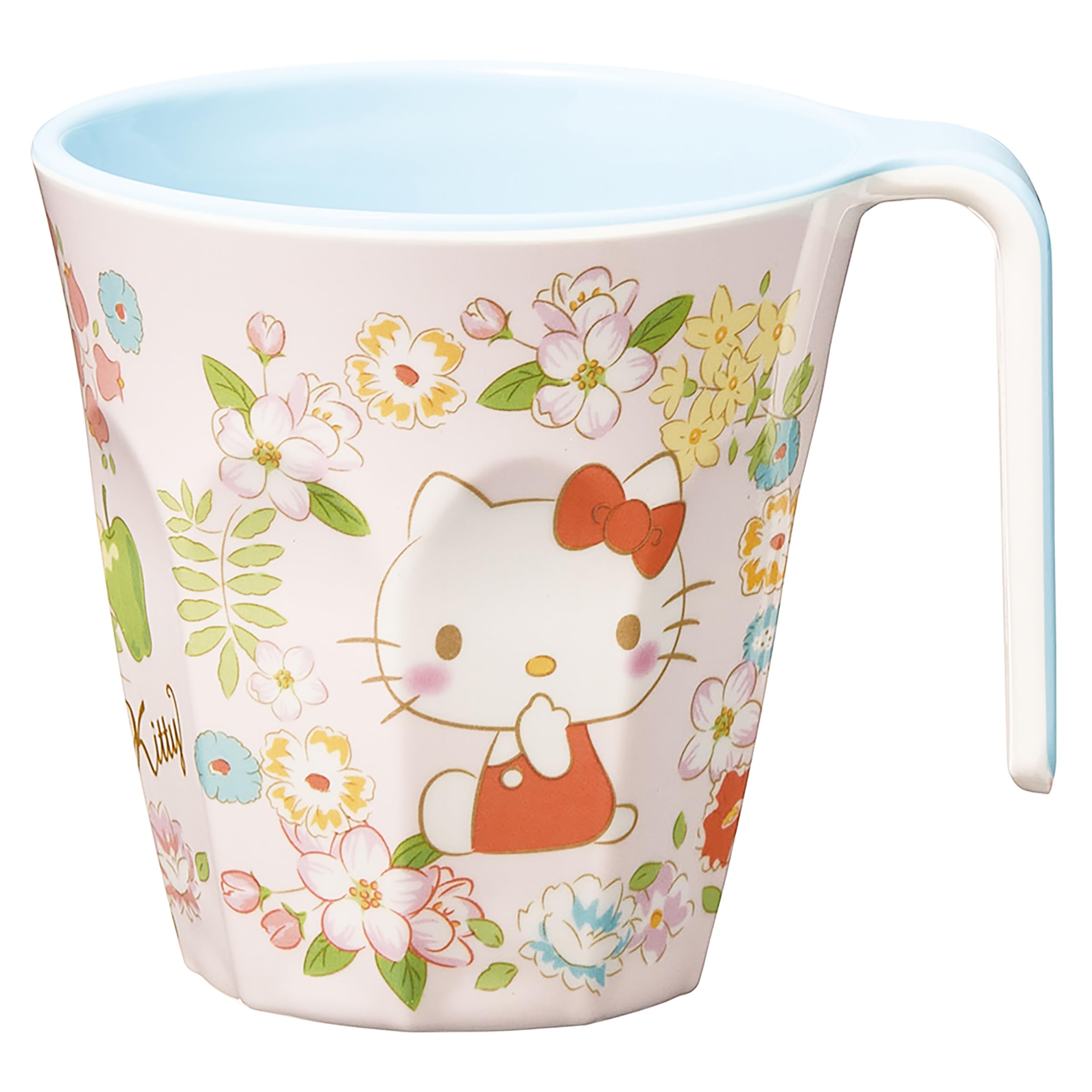 

Skater Melamine Tumbler with Hello Handle, 300ml, Kitty, Sanrio, MTH3-A