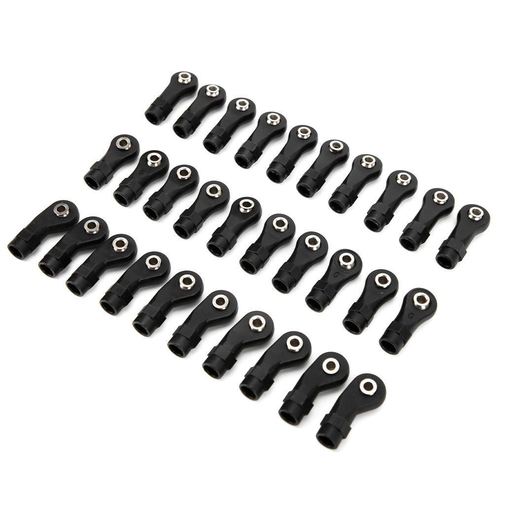 30pcs Link Linkage Rod End Width Balls Joint Head Set for Traxxas TRX‑4 1 10 RC Car
