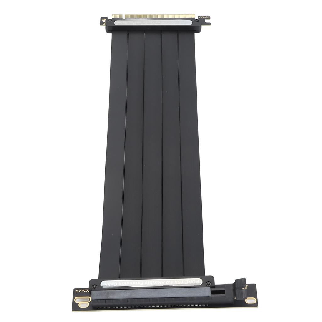 PCIE4.0 X16 Extension Cable High Speed Shielding GPU Riser Cable Flexible Right Angle for 3090ti 3090 3070ti 3070