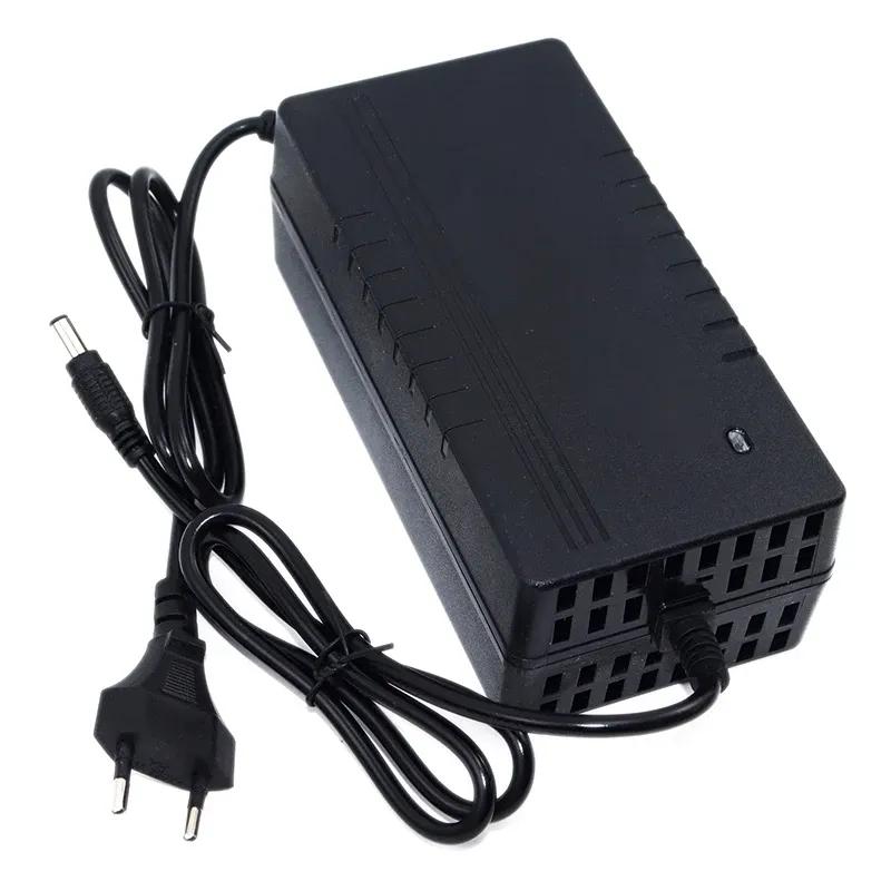 54.6V 2A/3A/5A Lithium Battery Smart Charger AC100-240V With Fan For 13S 48V 20A 30A E-two Wheelers Li-ion Cells Fast Charging