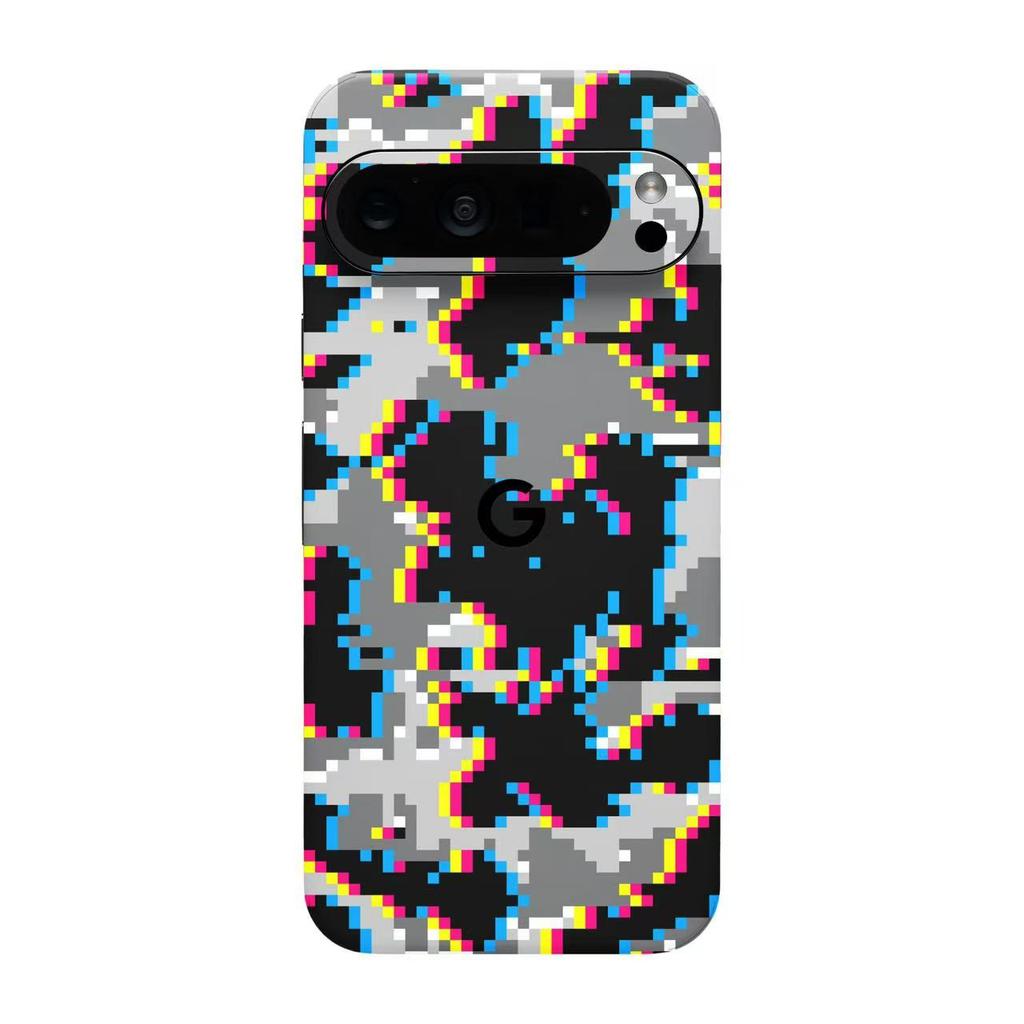 Colorful Decal Skin for Google Pixel 10 9 8 7 Pro 6 6pro Back Screen Protector Film Cover Case Macaroon Wrap Matte Sticker