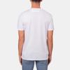 Calvin Klein Solid Color Logo Embroidered Crew Neck Pullover Short Sleeve T-Shirt Men Tops White J30J325649-YAF