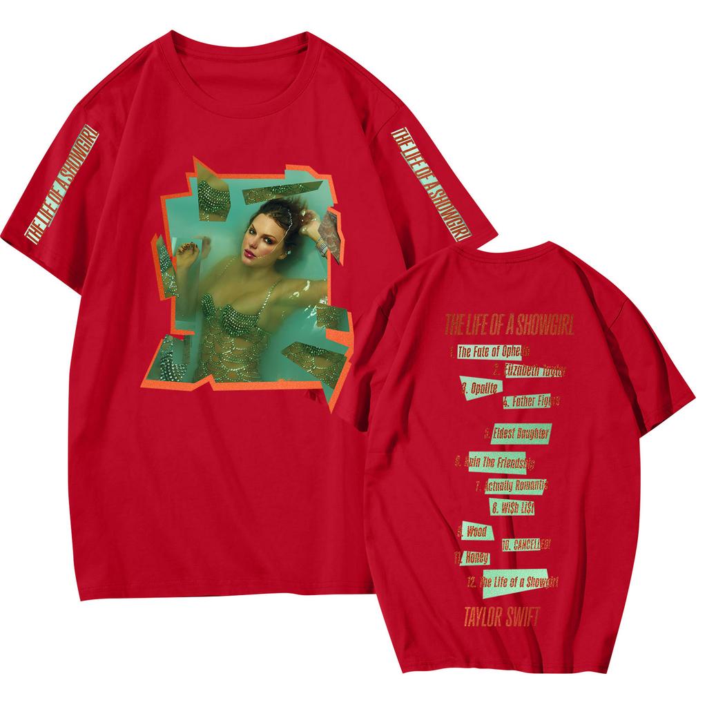 Dámské ležérní tištěné tričko s kulatým výstřihem, svetr s krátkým rukávem