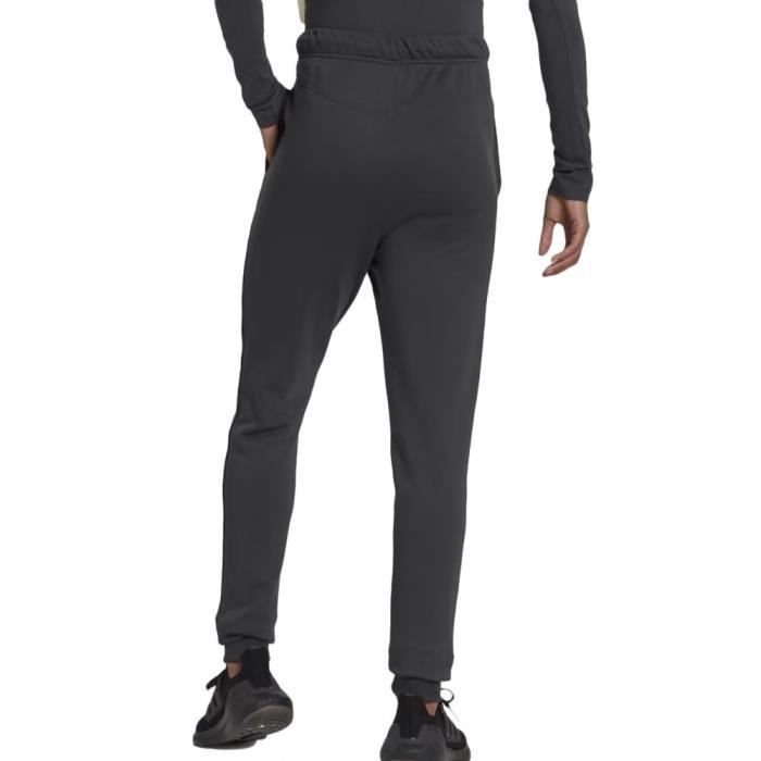 Jogging Femme ADIDAS Noir - Coupe slim - Taille haute - Molleton bio et lyocell
