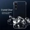 For Samsung Galaxy S25 S24 S23 Plus Ultra FE Frameless PC Phone Case S25 S25edge S24+ S23ultra Transparent Ultra-thin Back Cover