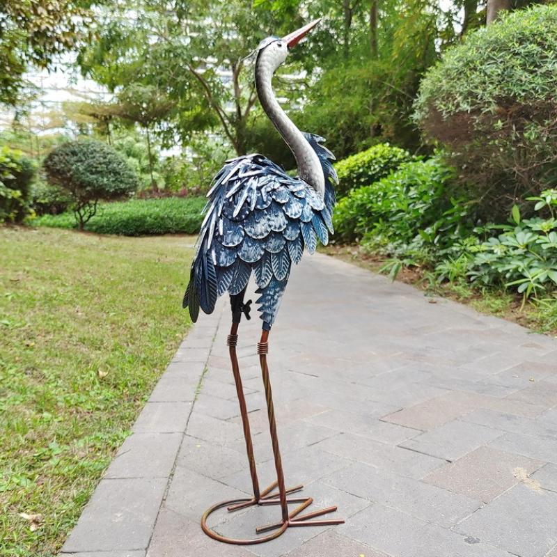 Animal Sculptures Large Art Mental Ornaments Retro Aesthetic Sculpture for Home Garden Modern Accessories for Living Rooms
