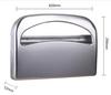 Half Fold Wall Mounted Stainless Steel Logo Available Toilet Paper Seat Cover Dispenser