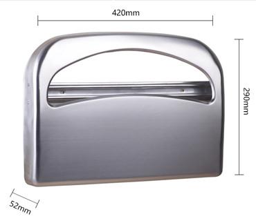 Half Fold Wall Mounted Stainless Steel Logo Available Toilet Paper Seat Cover Dispenser