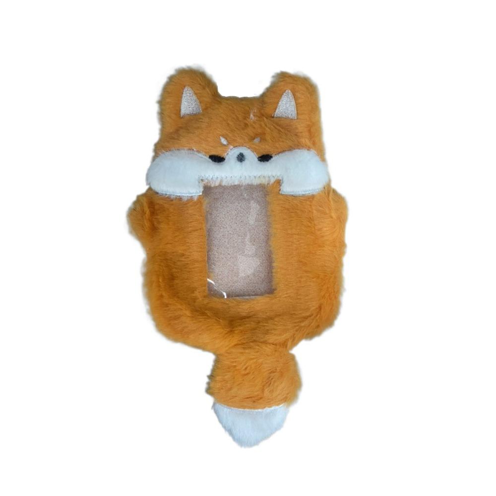 Süße Plüsch-Fotokartenhülle Studenten-Kartenhalter Tasche Schlüsselanhänger Sternform Foto-Kartenhalter Idol-Fotos Schutzhülle Cartoon