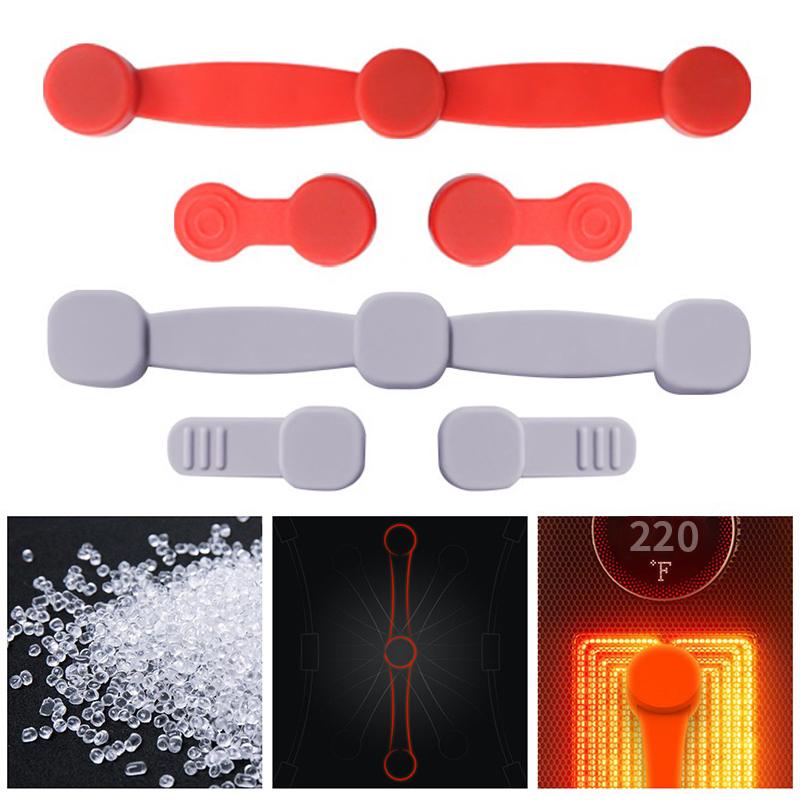 Reusable Air Fryer Magnetic Silicone Buckle Fixation Device Non-Scratch Design Magnetic Paper Holder High Temperature Removable