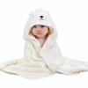 Baby Bath Towel Animal Hooded Soft Children's Hooded Cloak Cartoon Coral Kids 31.5 X 31.5 Inches