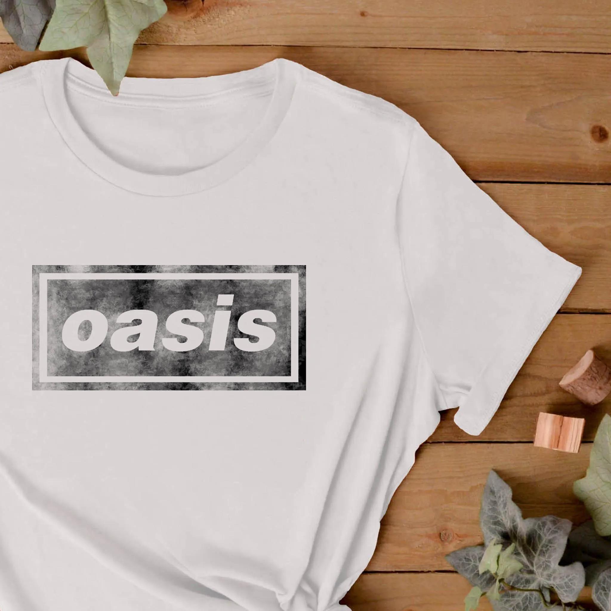 

Summer Oasis Band British Rock Music European and American Trend Brand Casual Short Sleeve Men s and Women s T-Shirts Summer 4XL