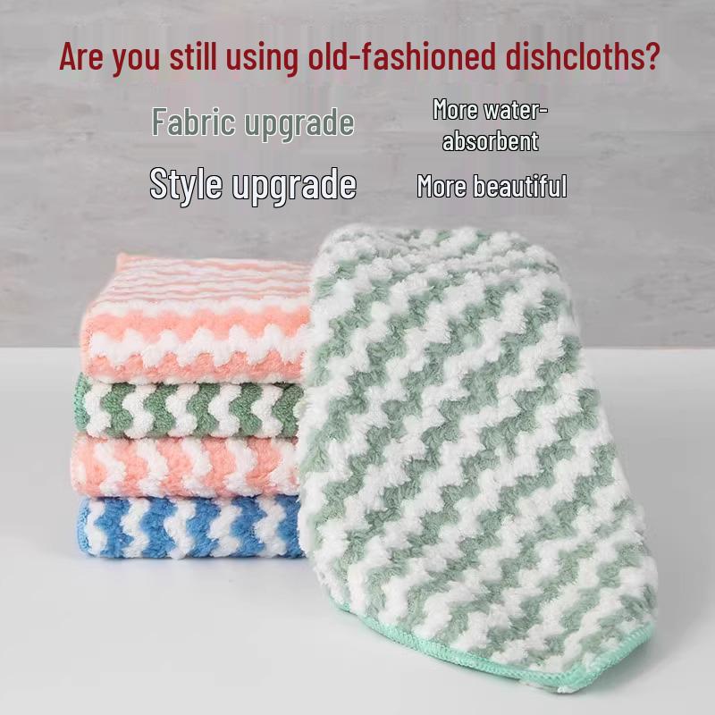 Oil-Free Dishcloth & Scouring Pad Set - Kitchen Cleaning Essentials