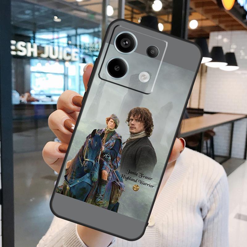 Outlander Jamie Claire Case For Xiaomi Redmi Note 12 11 9 10 13 Pro Plus 12S 11S 10S 9S Redmi 13 10C 12C 13C Cover