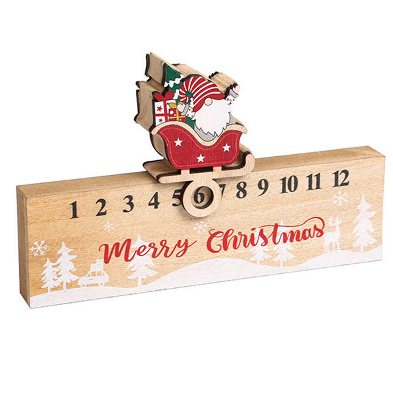 

Рождественский календарь обратного отсчета Нежный стильный интерьерный арт-товар для фестиваля As Shown