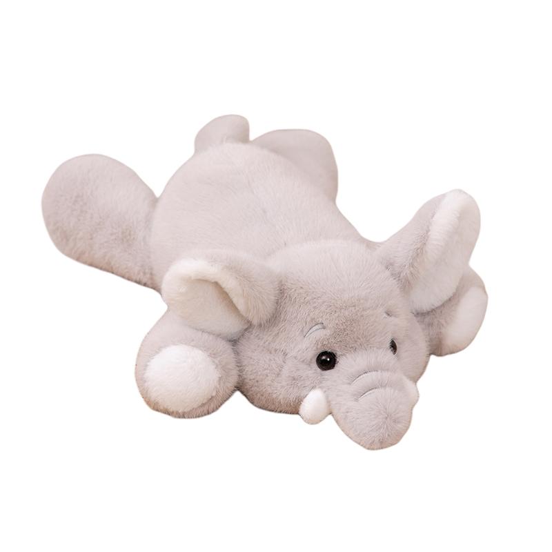 30/47cm Cute Elephant Plush Toy Very Soft Pink Grey Elephant Plushies Cuddly Doll Gifts Girl Kids