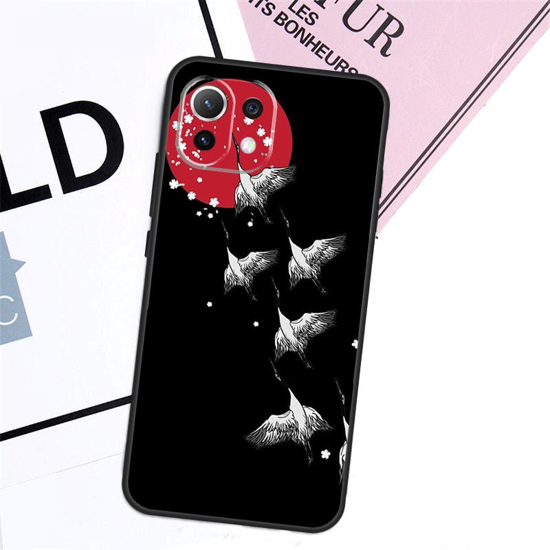 Japanese Style Art Case For Xiaomi 15T Pro 14T 13T 17 Pro Max 14 15 Ultra POCO X7 X5 X6 F5 F6 F7 F8 Pro Cover