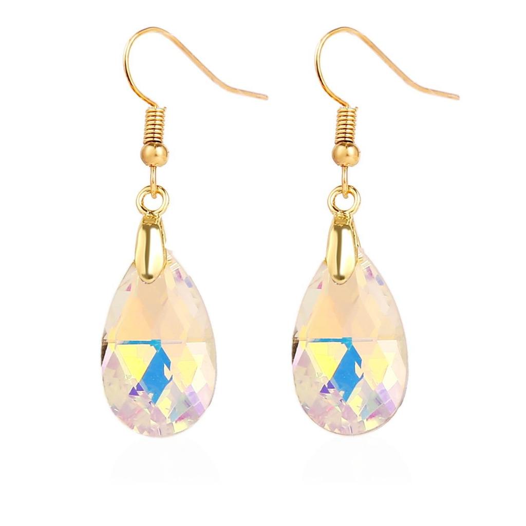 Exaggerated Grape Bunch Crystal Earrings INS Light Luxury Temperament Zirconia Inlaid High-grade Everyday Dainty Ear Jewelry