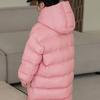 Zima Nowa Puchowa Kurtka Dziecięca z Białego Kacze Pierza za Kolano Gruba Bawełniana Kurtka Chłopcy i Dziewczęta Kurtka z Kapturem