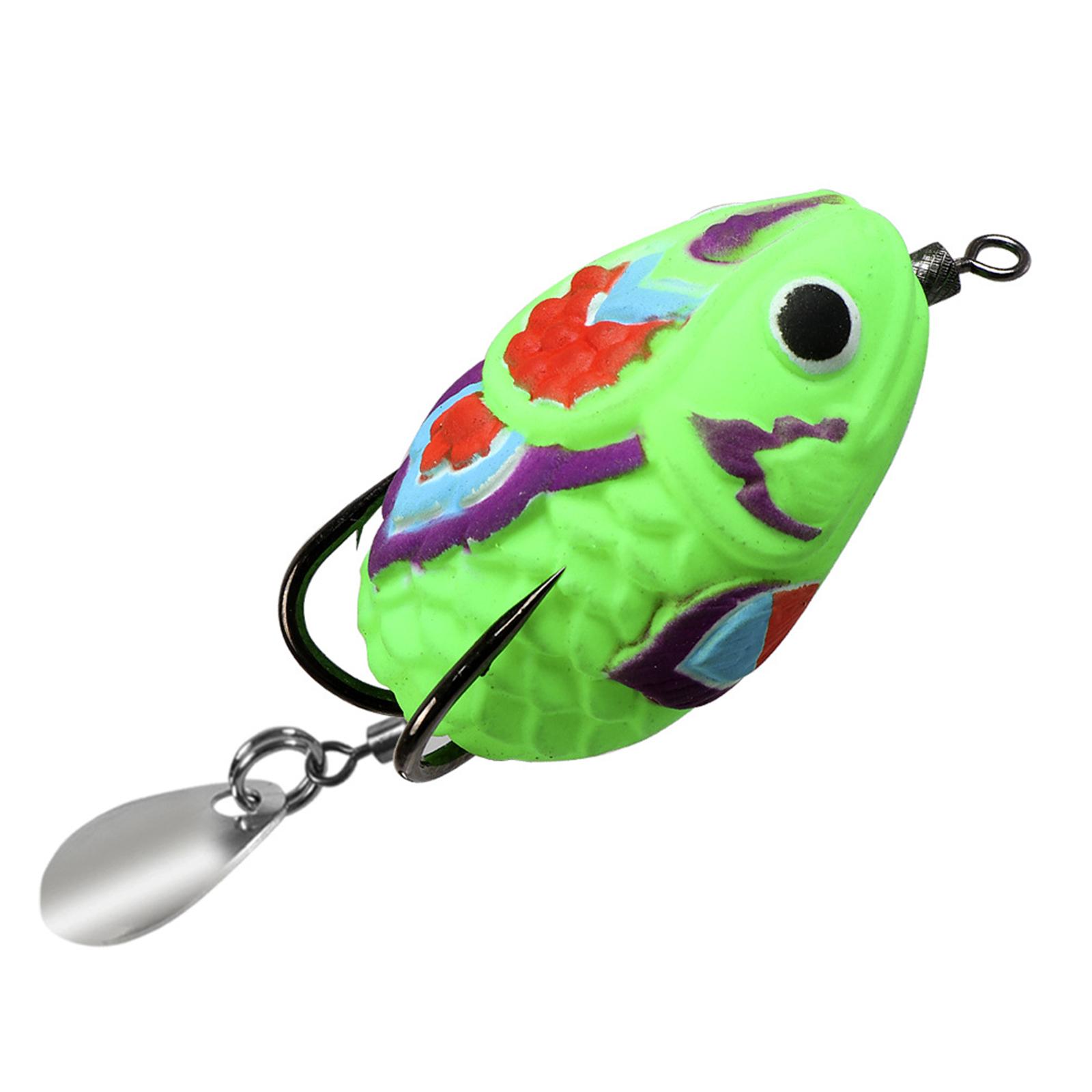 

Лягушачьи приманки для черной рыбы Приманки 4,5 см 11 г ПВХ Лягушачьи приманки Рыболовные приманки Имитация мягкой лягушачьей приманки с двойным крючком и лепестками A