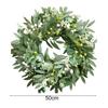 Wreath Simulation Leaf Wreath  Hot Wreath Spring And Summer Door Hanging Decorative Ring