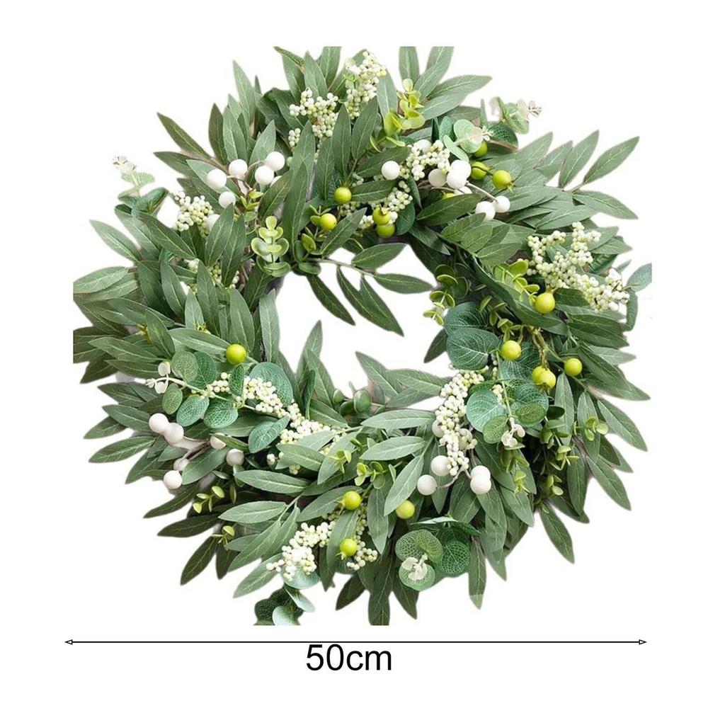 Wreath Simulation Leaf Wreath  Hot Wreath Spring And Summer Door Hanging Decorative Ring