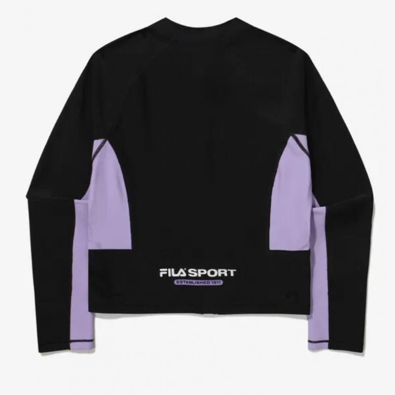 [fila Kids] Aqua Girl Rash Guard cRash Guard  Fk2rtg2a01f Blk  q0zFk2rtg2a01fBlk