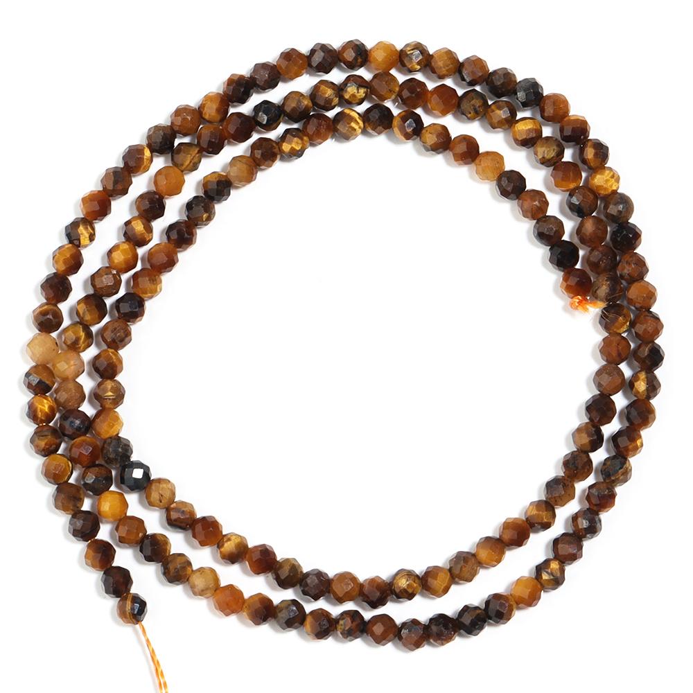 1 Strand Colorful Faceted Natural Stone Beads Loose Beads for Jewelry Making Spacer Beads DIY Bracelet Necklace Accessories
