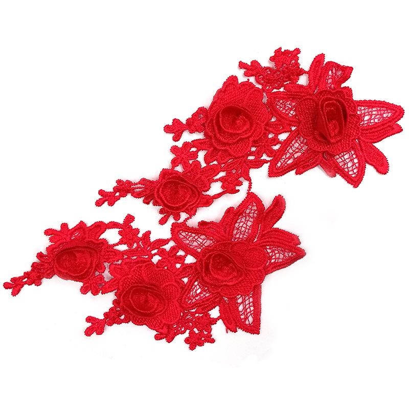 Water Soluble Lace, Embroidery, Three-Dimensional Embroidery Pair, Polyester Light Silk, Hollow Diy Lace Accessories, Decal Floating Flowers