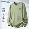 Jeanswest Men's Astronaut Print Pure Cotton Long-Sleeve T-Shirt