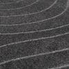 Area Rugs Round PALMERAS Anthracite Ø 120 Cm Polyester