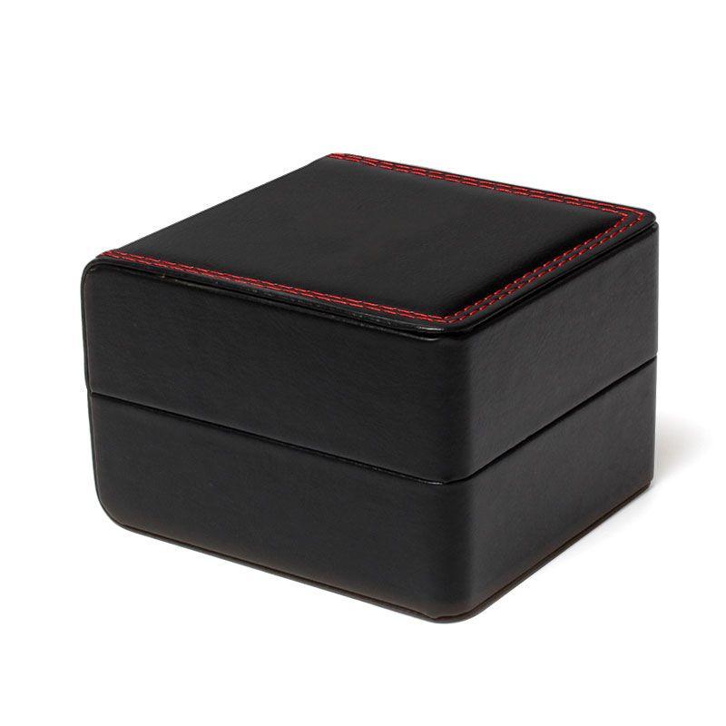 PU Leather Men's Watch Box, Single Watch Jewelry Box, Watch Storage Box, Mechanical Watch Minimalist Jewelry Packaging Box, Gift Box