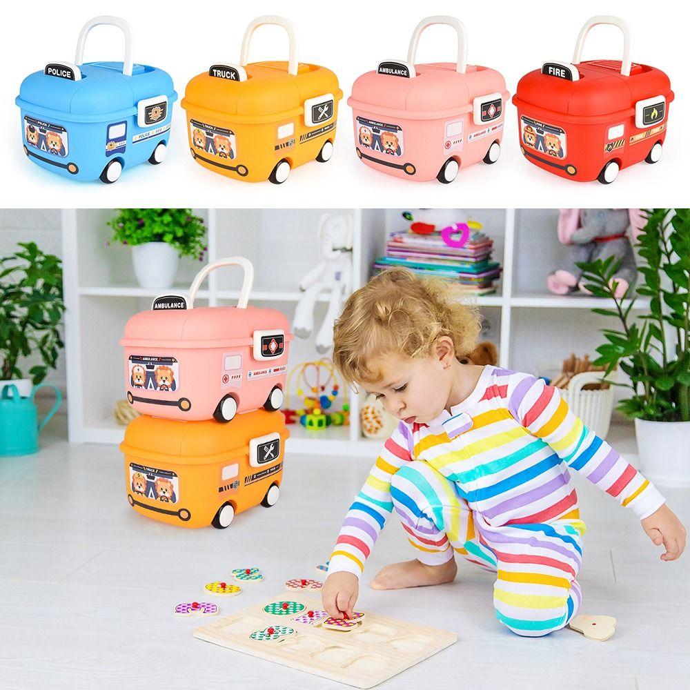 Multicolor Storage Boxes Multi-functional Organizier Box Pulley Carrying Box  Home Organizier