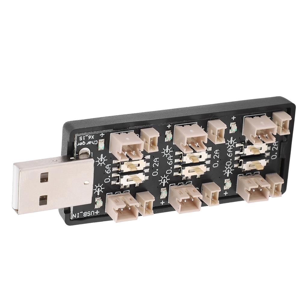 Lithium Battery Charging Board 6‑Channel USB to 3.7V High Voltage Components 4.20V