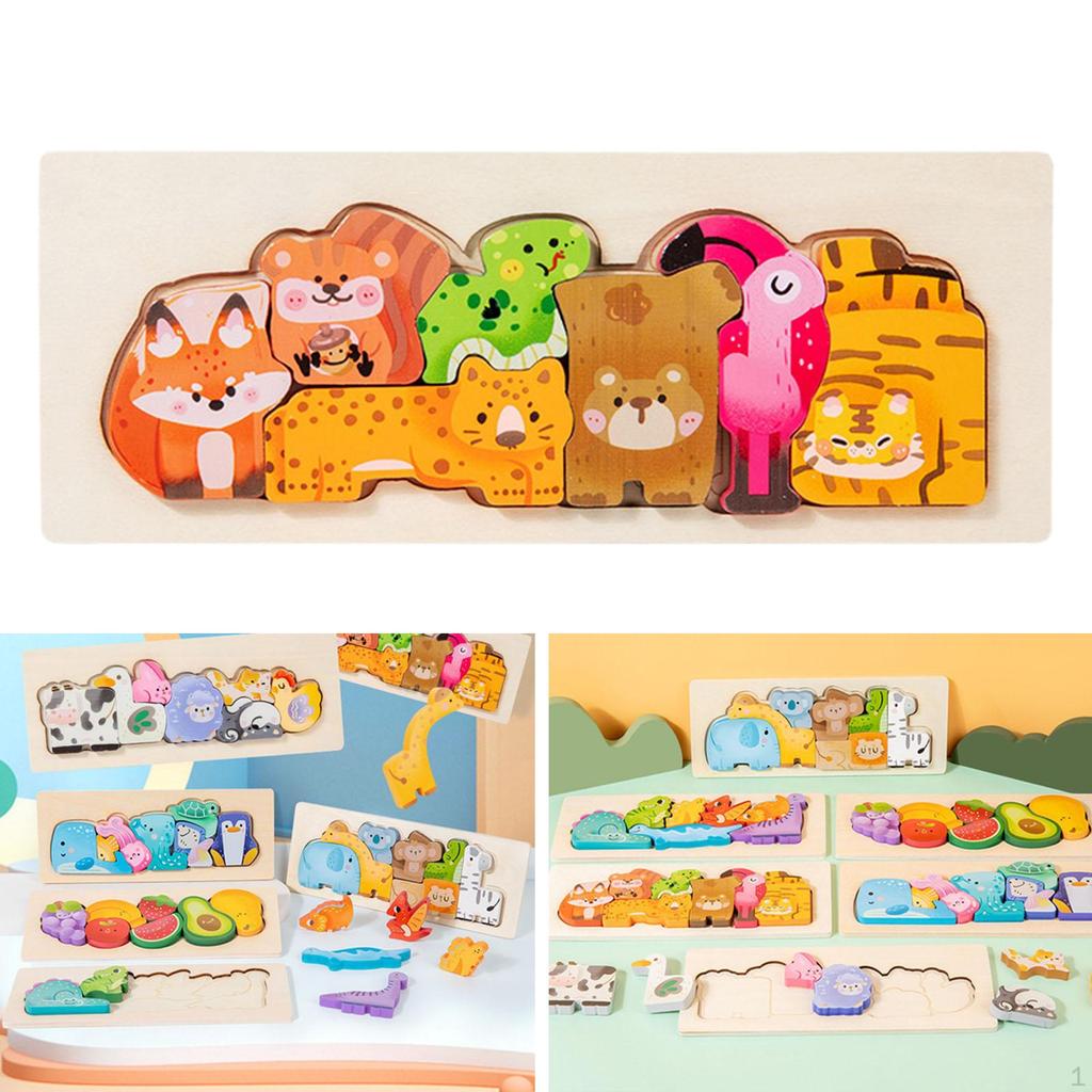 Kids Brain Teaser Boards Interactive Wood Puzzles Learning Toys for Preschool Children Stocking