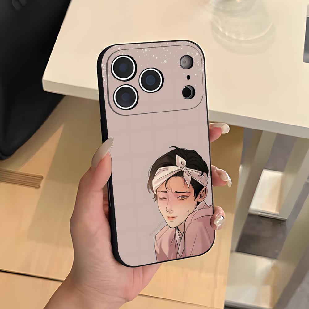 Painter The-w-Nights-Anime Phone Case For IPhone 17 Air 16 E Pro Max 15 14 13 Mini 12 Pro 11 Max Plus Black Soft Shell