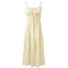 Women's Embroidered A-line Sleeveless Long Dress