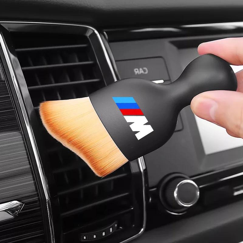 Car Center Console Air Conditioning Outlet Cleaning Brush For BMW M Emblem E46 E36 E34 F10 E90 F30 E60 F30 E53 E30 E92 E87