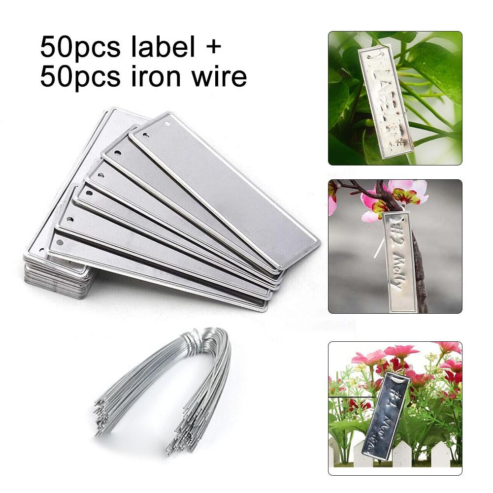 

Plant Labels DIY Double-Sided Write Garden Indoor & Outdoor