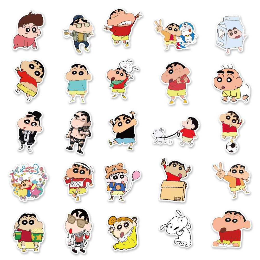 50 Cartoon Cute Laptop Skateboard Suitcase Water Cup Doodle Decoration Stickers