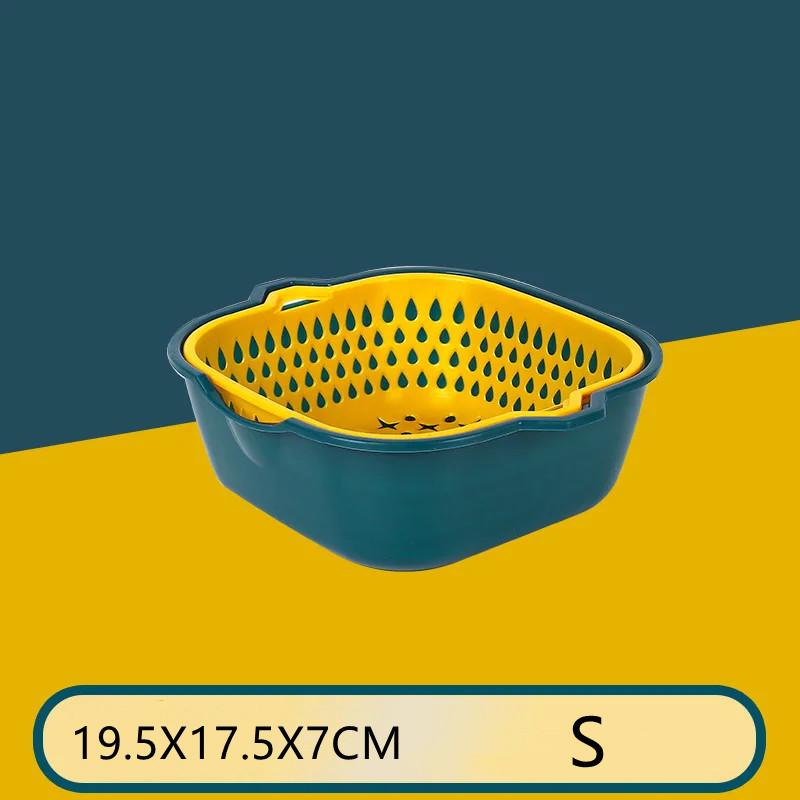 

Многоразовая кухонная мойка Сушка для овощей Корзина для фруктов Для мытья фруктов Пластиковый тазик Раковина для мытья овощей Корзина для слива Таз
