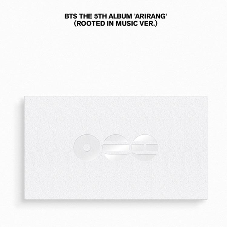 [POB] BTS [ARIRANG] 5th Full Album (ROOTED IN KOREA / ROOTED IN MUSIC Ver.)