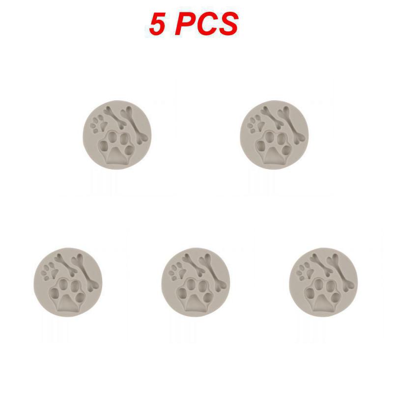 1~10PCS Baking Molds Bone Dog Paw Silicone Mold Cake Decorating Tools Cookie Cutter Pastry Accessory Kitchen Accessoriess