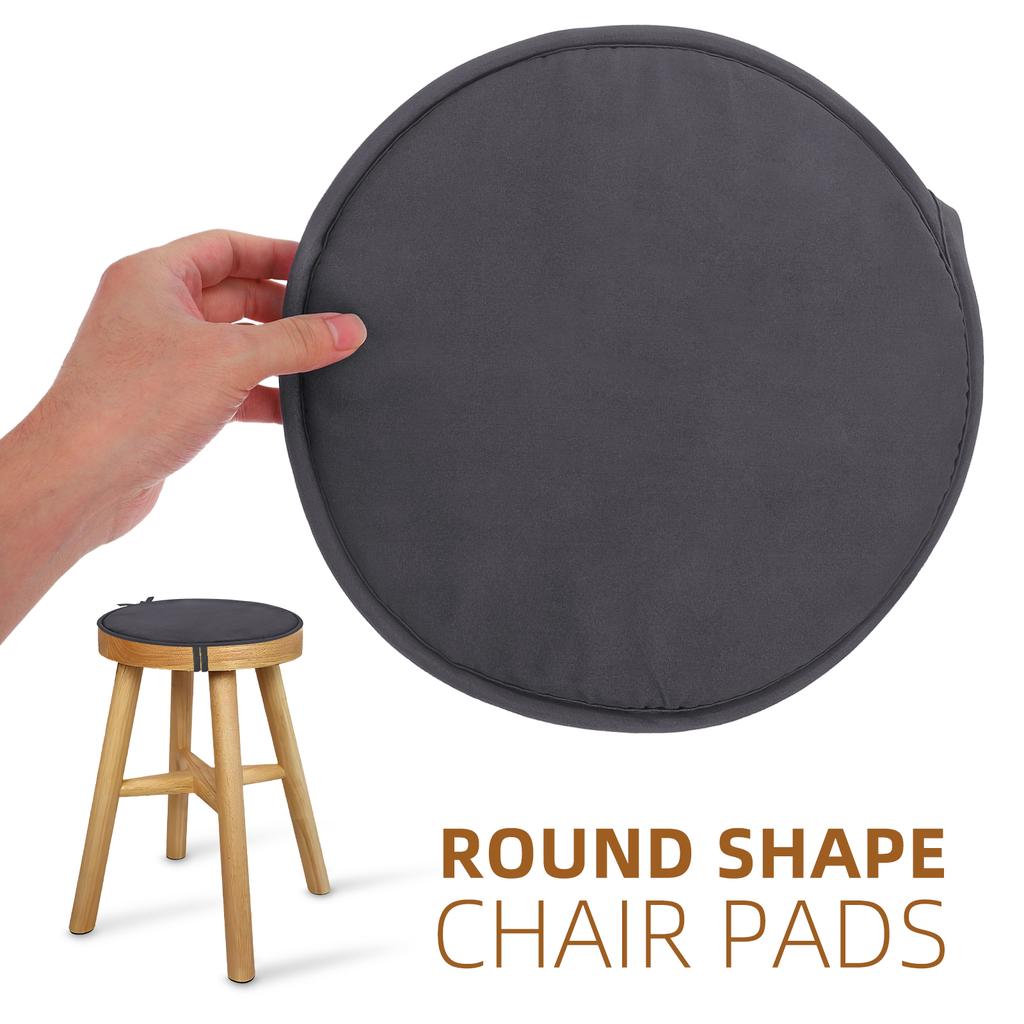 1 Stück Verdickter Schwamm Stuhlschaum für Zuhause Kissen Büro Sofa Sitzkissen Für Zuhause Rundes Sitzkissen Autodekoration Geschenk