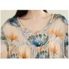 DIMANAF New 2026 Summer Beach Long Dress Women Plus Size Vintage Lady Floral Print Loose Oversize Cotton