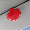 Car Mounted Glasses Clip Multifunctional PU Leather Sunglasses Clip Car Sunshade Card Storage Ticket Clip
