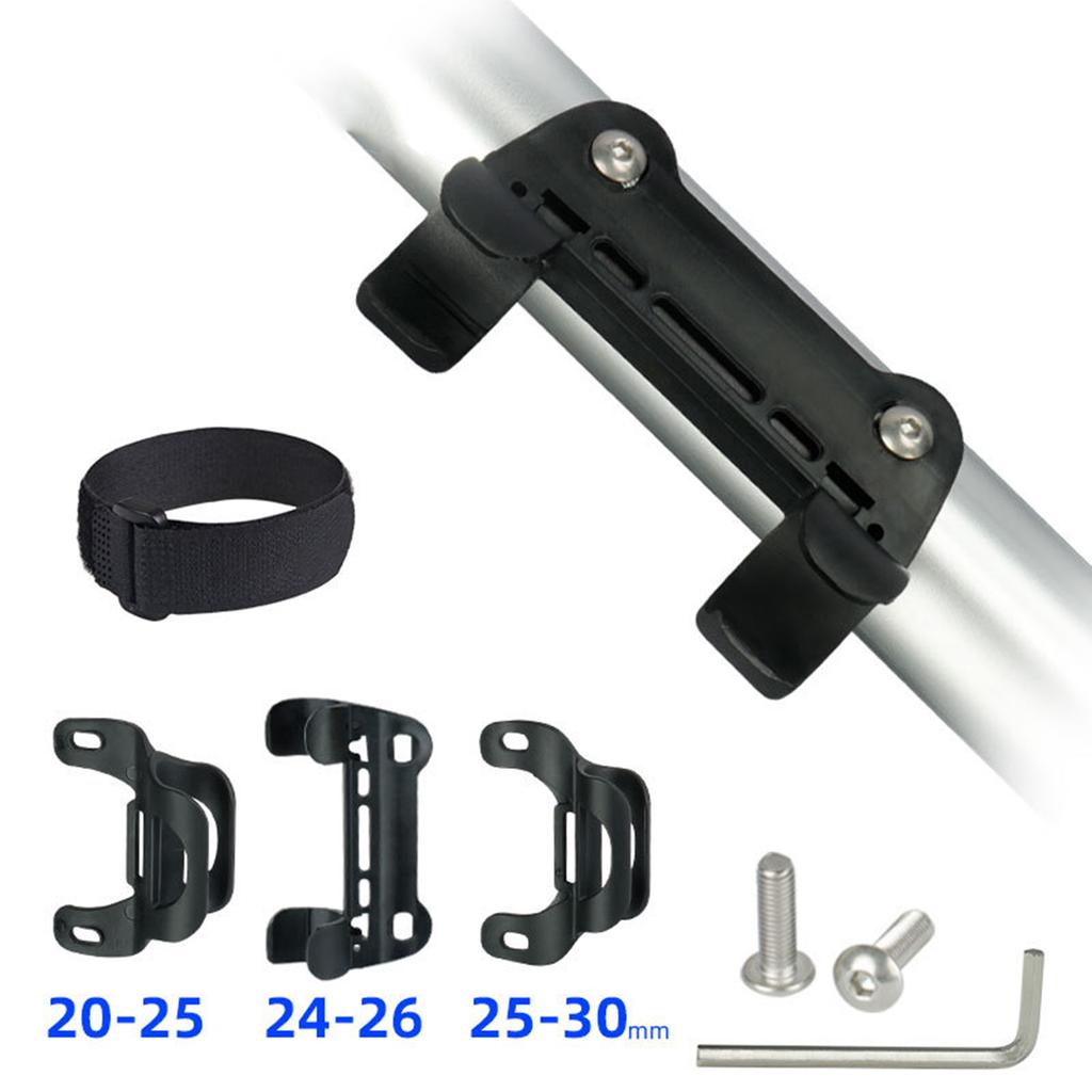 Fahrradpumpenhalter Pumpenhalterung Doppelmund Luftzylinderklemmen Fahrradpumpenhalter Halterung für Pumpen mit 2,4-2,6 cm Durchmesser