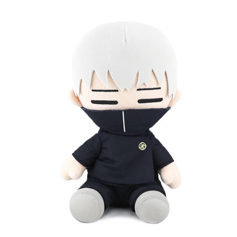 Peluche Jujutsu Kaisen da 25 cm Satoru Gojo Fushiguro Megumi Itadori Yuji Inumaki Toge Figura Anime Bambola di Peluche Ripiena Regali di Compleanno