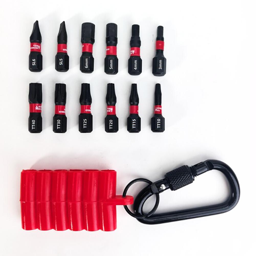Magnetic Screwdriver Bits Set High Grade Steel Extension Rod For Cross Head Screw Repair Power Tools Drill Bit Accessories