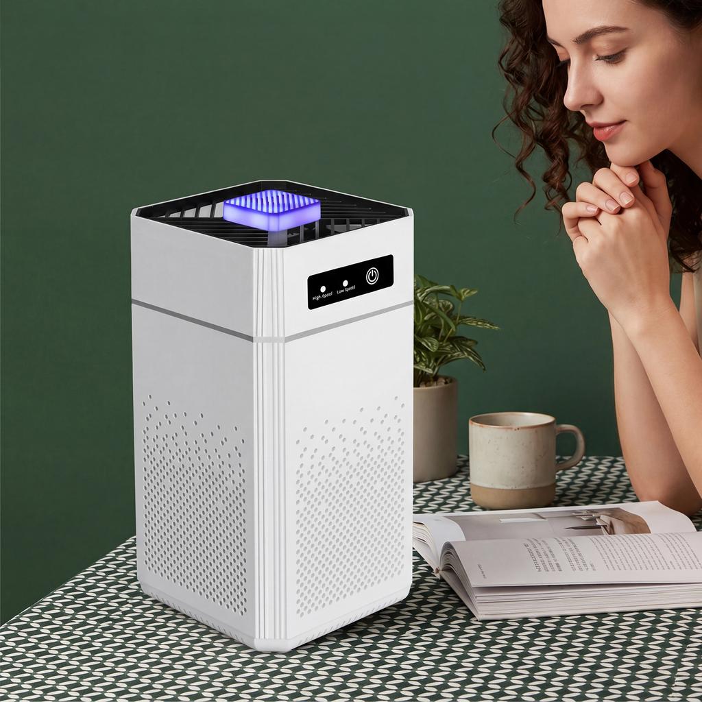 Adjustable Odor Eliminator with Filter Household Silent Purifiers Intelligent Indoor Negative Ion Purifier for Office & Home Car